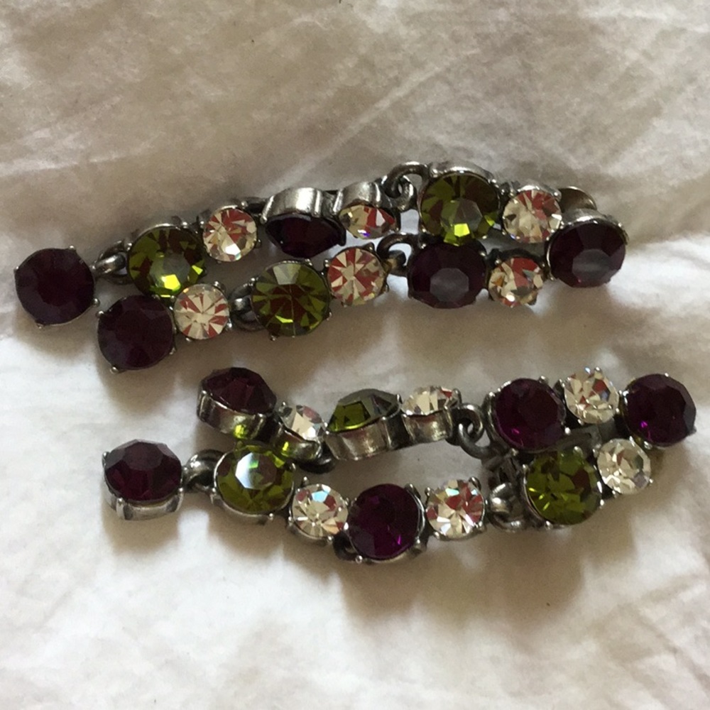Ben-Amun Crystal Clip-on Earrings